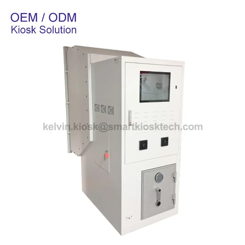 Wall Through Cash Deposit & Cash Dispenser Kiosk factory